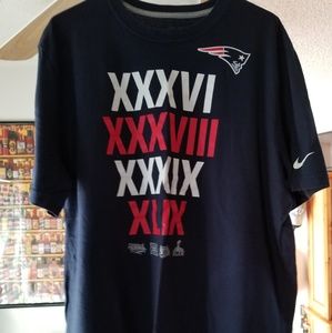 New England Patriots 4x Superbowl Shirt